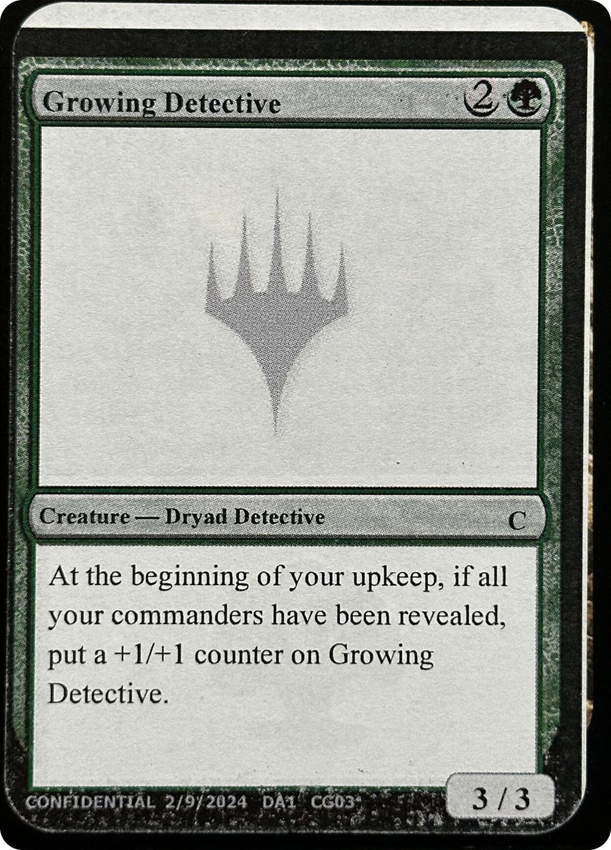 Image for Growing Detective - Magic: The Gathering