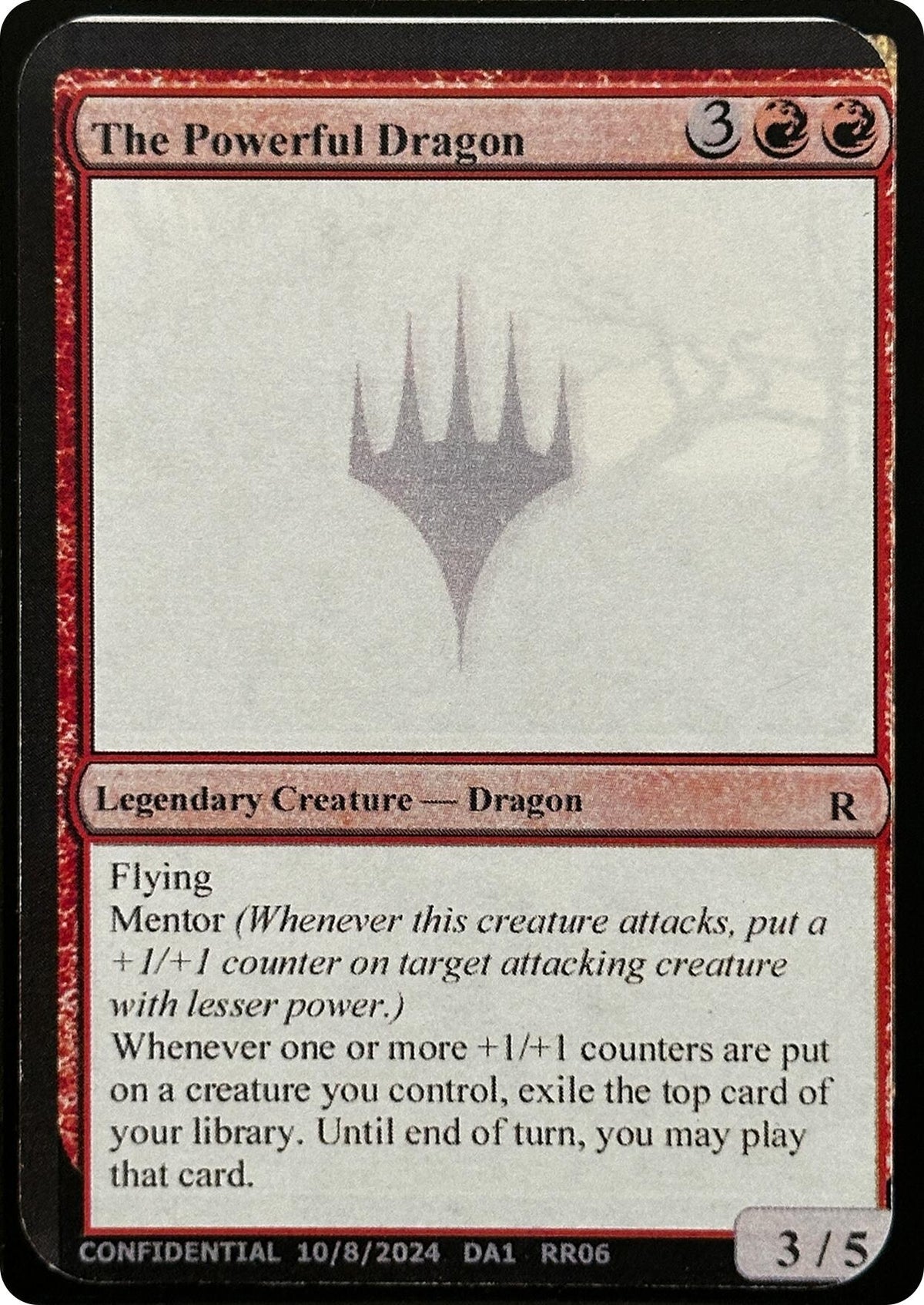 Image for The Powerful Dragon - Magic: The Gathering
