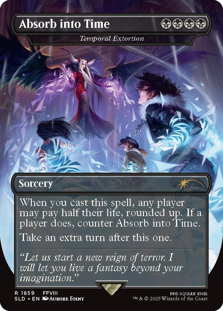 Absorb into Time - Temporal Extortion (1859) (Secret Lair Drop Series)