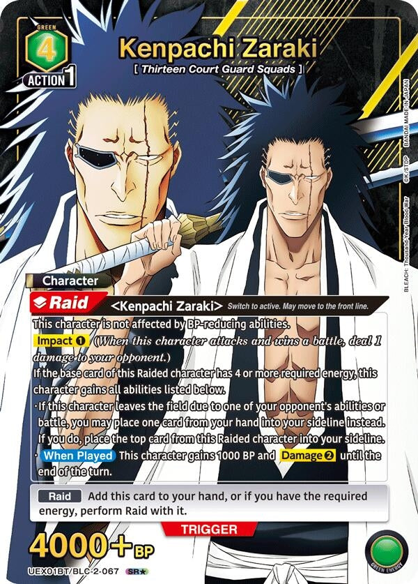 Kenpachi Zaraki (067) (SR*) (UEX01BT/BLC-2-067) (UEX01BT)