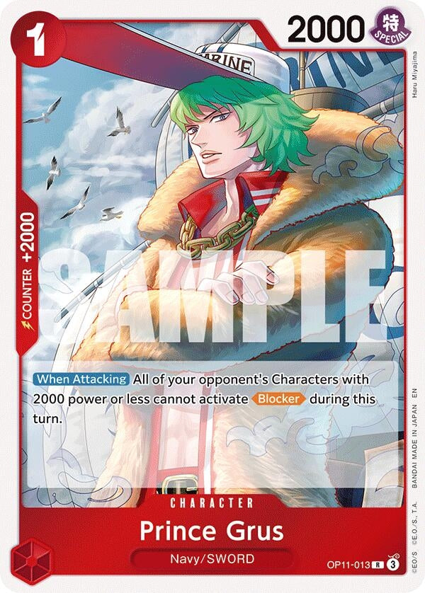 Image for Prince Grus (OP11-013) (OP11) - One Piece Card Game