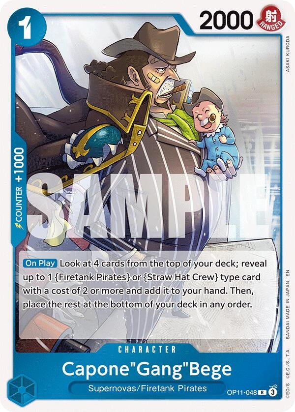 Image for Capone"Gang"Bege (048) (OP11-048) (OP11) - One Piece Card Game