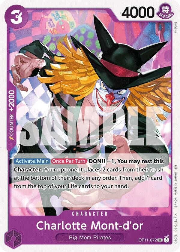 Image for Charlotte Mont-d'or (OP11-072) (OP11) - One Piece Card Game