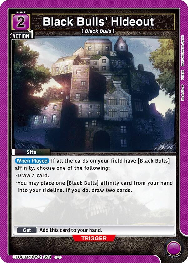 Black Bulls' Hideout (UE08BT/BCV-1-029) (UE08BT)