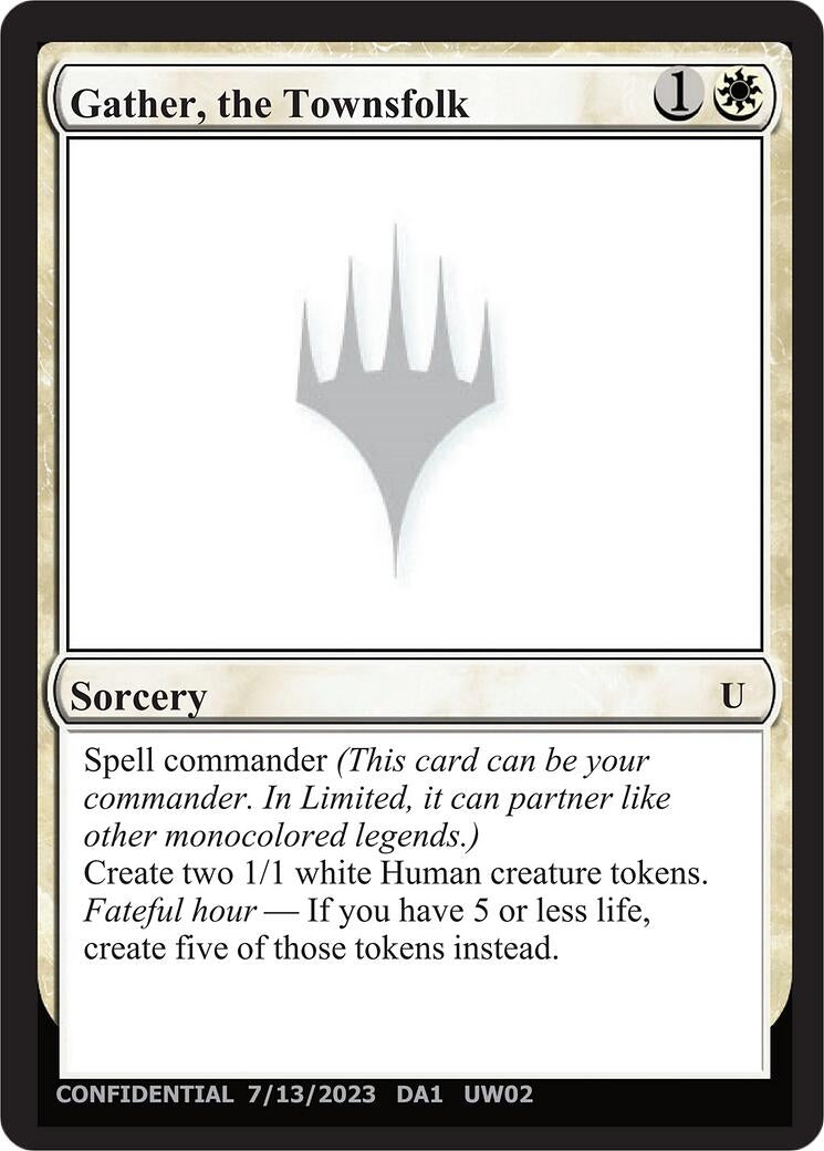 Image for Gather, the Townsfolk - Magic: The Gathering