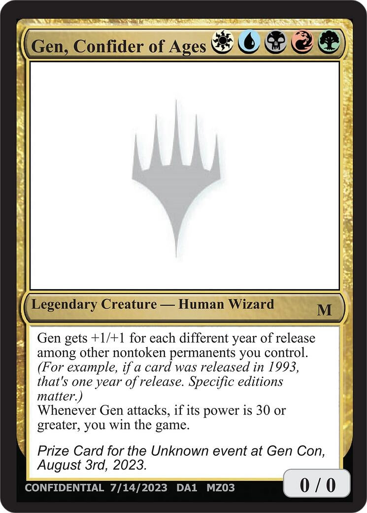 Image for Gen, Confider of Ages - Magic: The Gathering