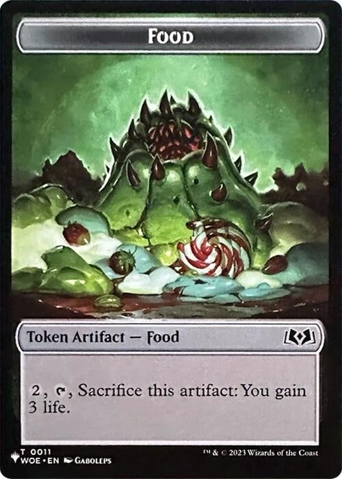 Image for Food // Plant Double-Sided Token (11 // 8) - Magic: The Gathering