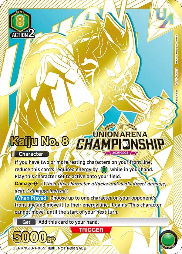 Image for Kaiju No. 8 (Regionals 25-26) (UEPR/KJ8-1-055) - Union Arena