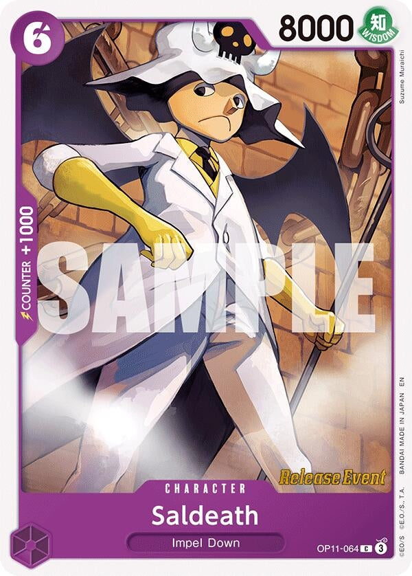 Image for Saldeath (OP11-064) - One Piece Card Game