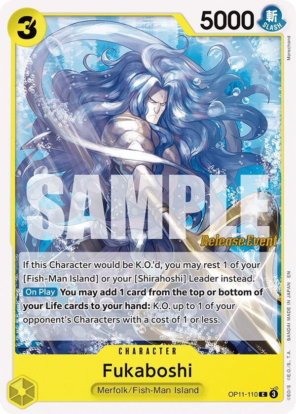 Image for Fukaboshi (OP11-110) - One Piece Card Game