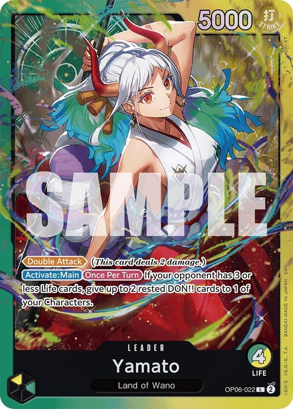 Image for Yamato (OP06-022) (OP06-022) (Starter Deck 28: GREEN/YELLOW Yamato) - One Piece Card Game
