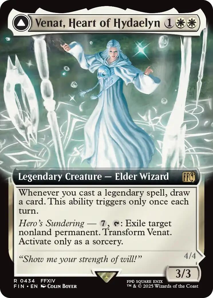 Image for Venat, Heart of Hydaelyn (Extended Art) (434) (FINAL FANTASY) - Magic: The Gathering