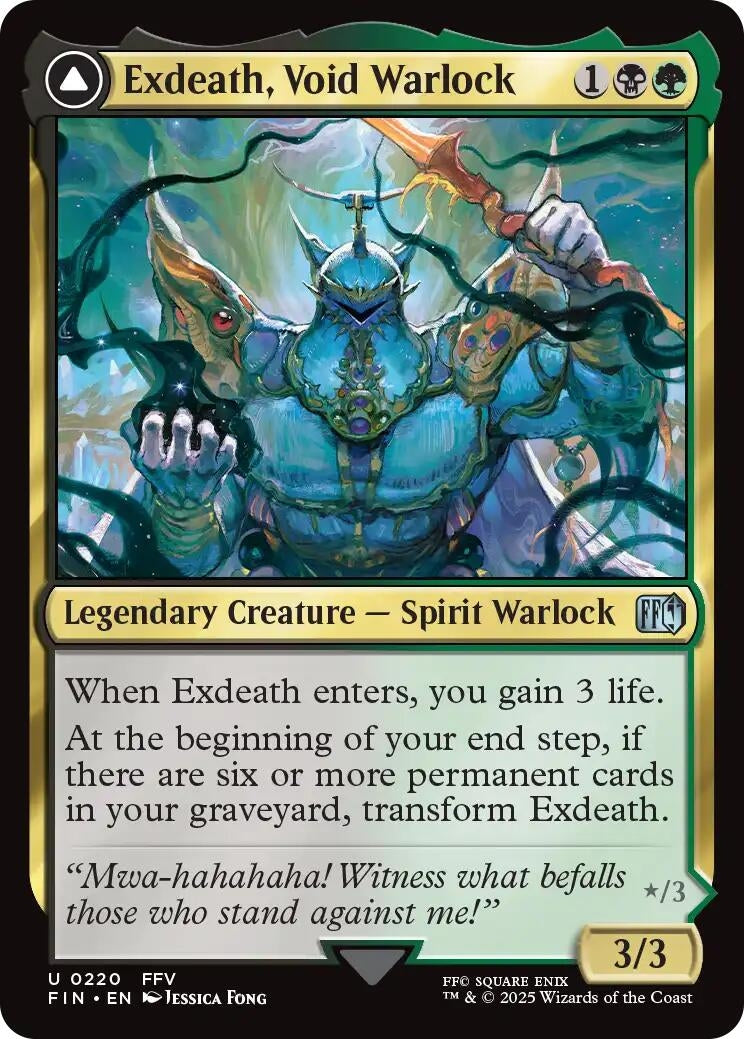 Image for Exdeath, Void Warlock (220) (FINAL FANTASY) - Magic: The Gathering