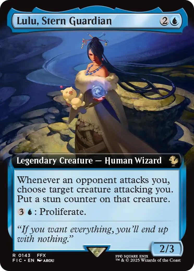 Image for Lulu, Stern Guardian (Extended Art) (143) (Commander: FINAL FANTASY) - Magic: The Gathering