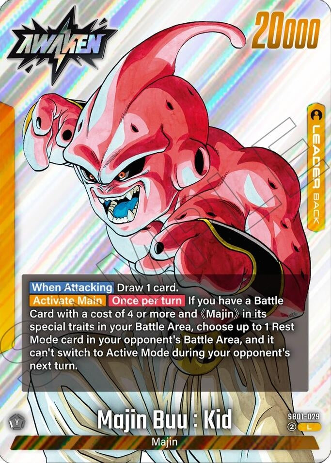 Image for Majin Buu : Evil - SB01-029 (SB01-029) (Manga Booster 01) - Dragon Ball Super: Fusion World