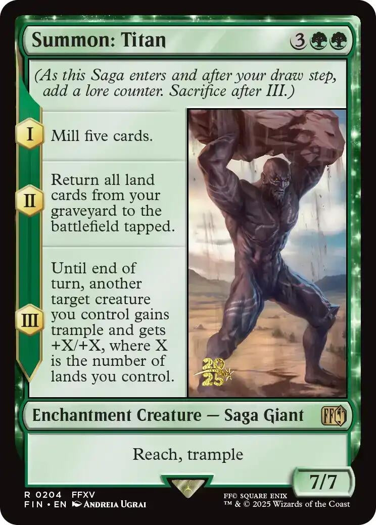 Image for Summon: Titan (204) - Magic: The Gathering