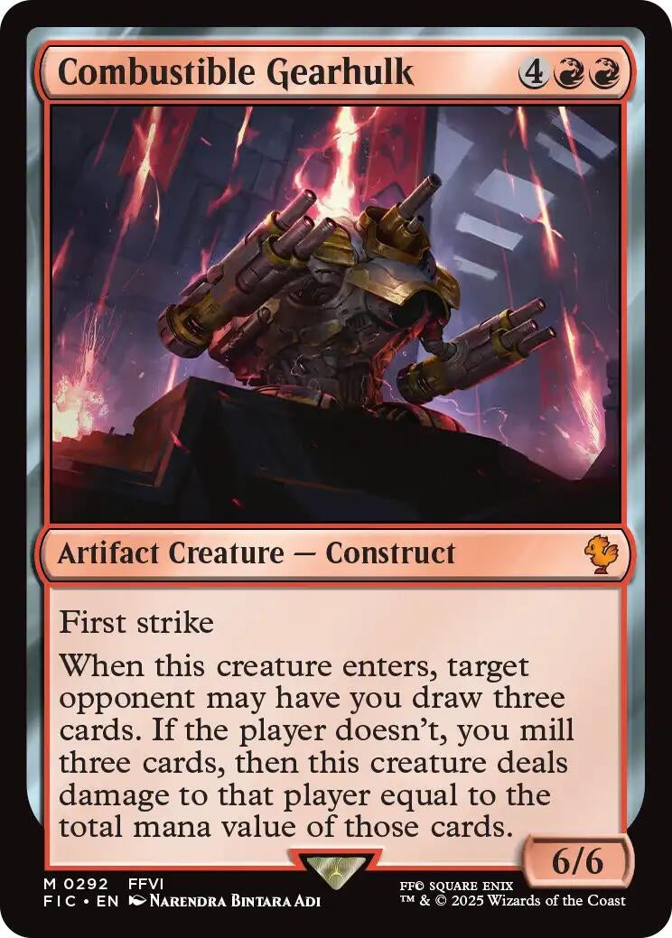 Image for Combustible Gearhulk (Surge Foil) (292) - Magic: The Gathering