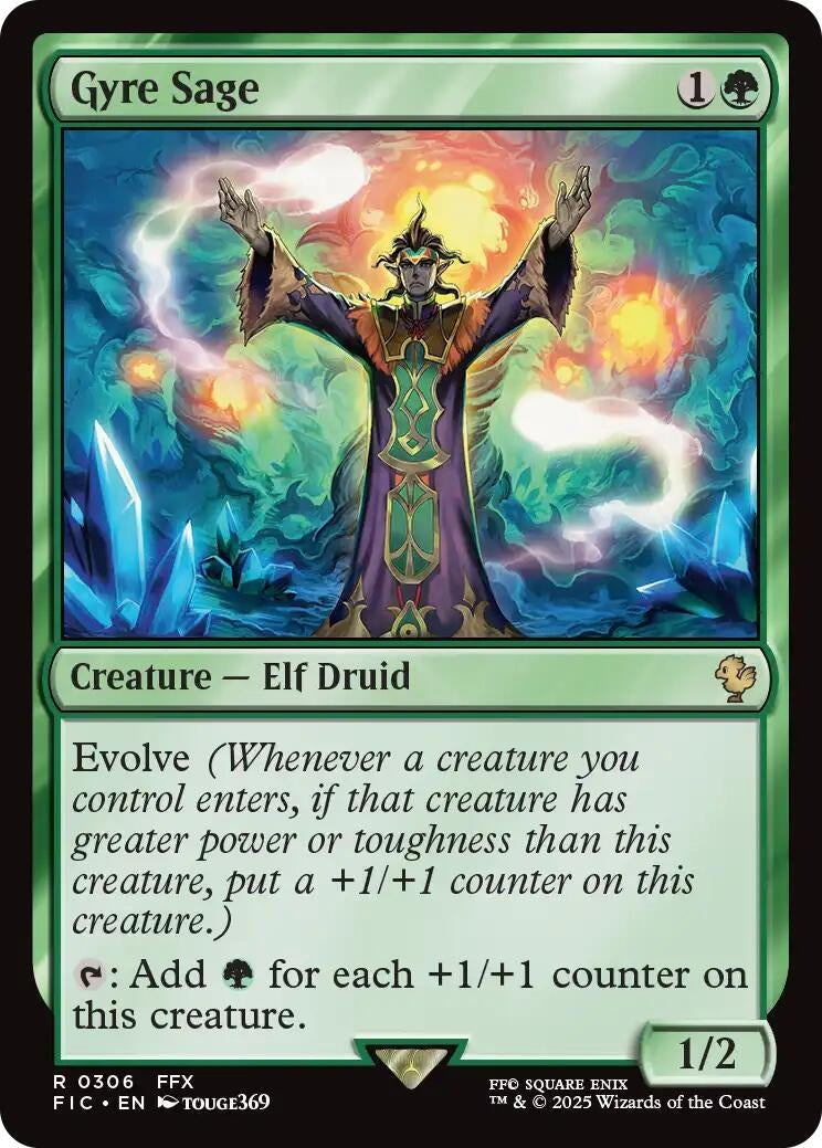 Image for Gyre Sage (Surge Foil) (306) - Magic: The Gathering