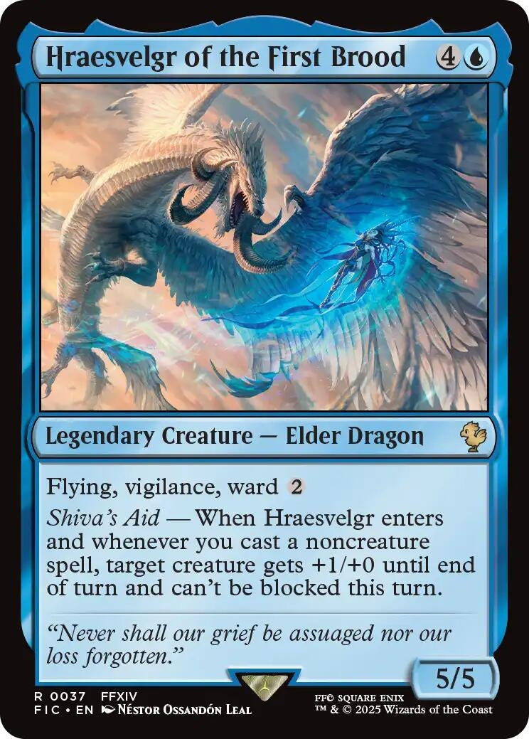 Image for Hraesvelgr of the First Brood (Surge Foil) (37) - Magic: The Gathering