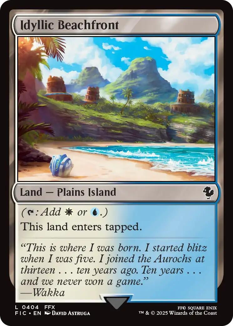 Image for Idyllic Beachfront (Surge Foil) (404) - Magic: The Gathering