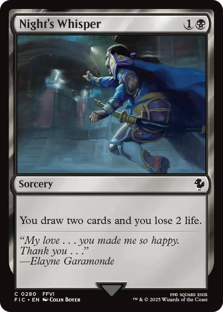 Image for Night's Whisper (Surge Foil) (280) - Magic: The Gathering