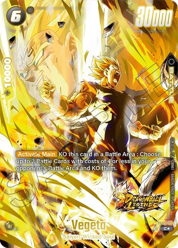 Image for Vegeta (Bonus Pack Alternate Art) (FS09-15) (Starter Deck 9: Shallot) - Dragon Ball Super: Fusion World