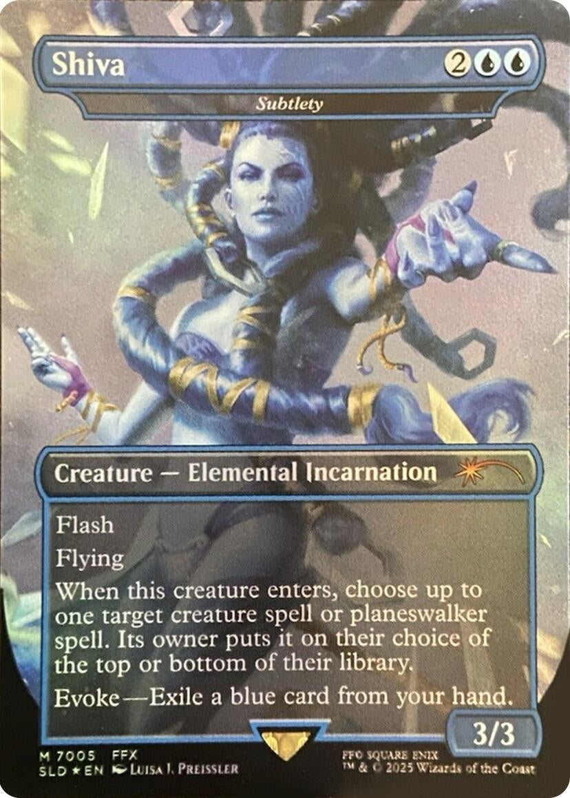 Image for Shiva - Subtlety (Rainbow Foil) (7005) - Magic: The Gathering