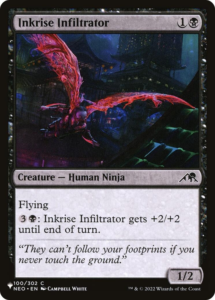 Image for Inkrise Infiltrator (100/302) - Magic: The Gathering