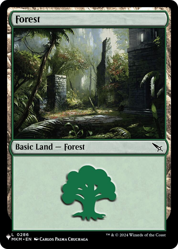 Image for Forest (MKM) (286) - Magic: The Gathering