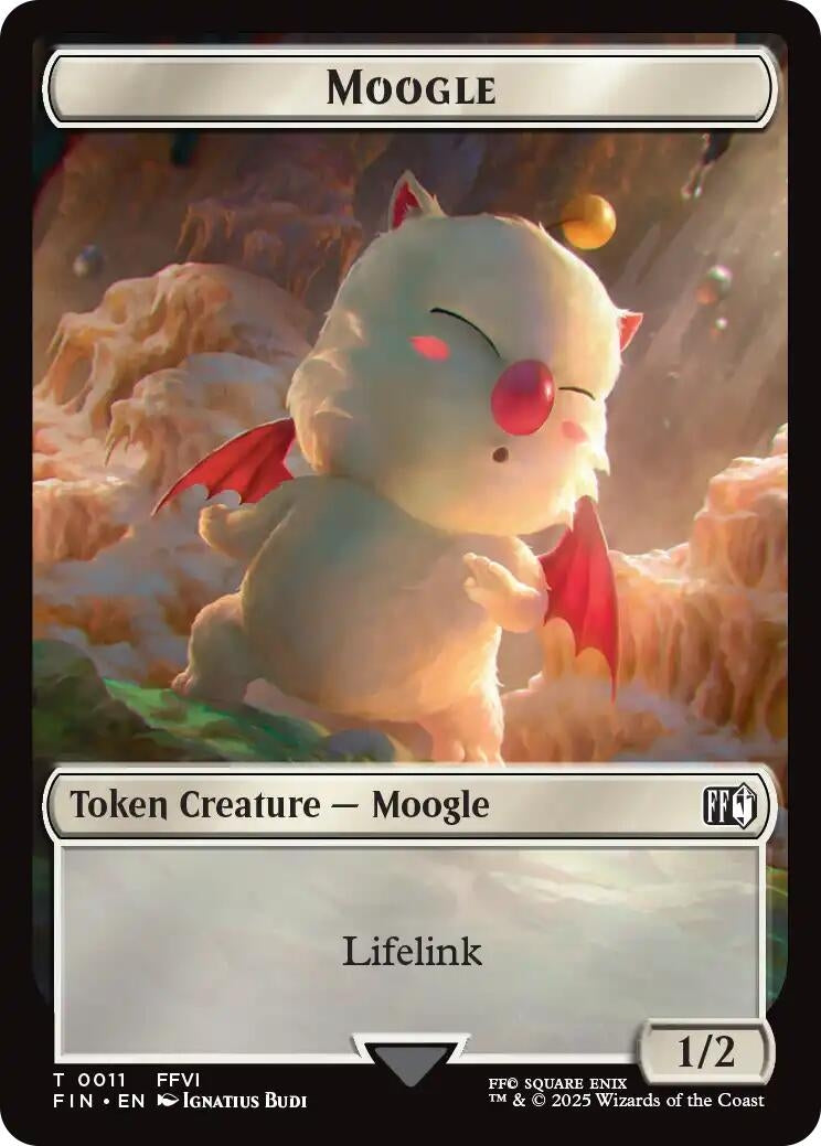 Image for Moogle (0011) // Treasure (0023) Double-Sided Token (11 // 23) (FINAL FANTASY) - Magic: The Gathering