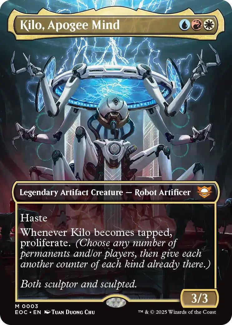 Image for Kilo, Apogee Mind (Borderless) (3) - Magic: The Gathering