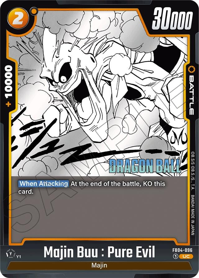 Image for Majin Buu : Pure Evil - FB04-096 (FB04-096) (Manga Booster 01) - Dragon Ball Super: Fusion World