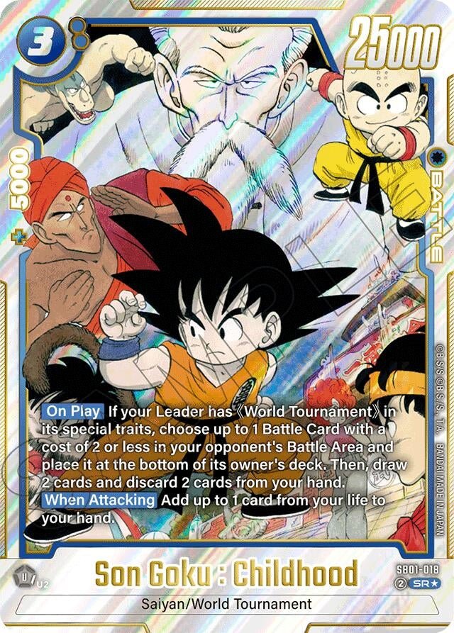 Image for Son Goku : Childhood - SB01-018 (Alternate Art) (SB01-018) (Manga Booster 01) - Dragon Ball Super: Fusion World