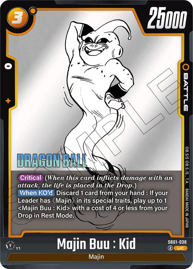 Image for Majin Buu : Kid - SB01-038 (SB01-038) (Manga Booster 01) - Dragon Ball Super: Fusion World