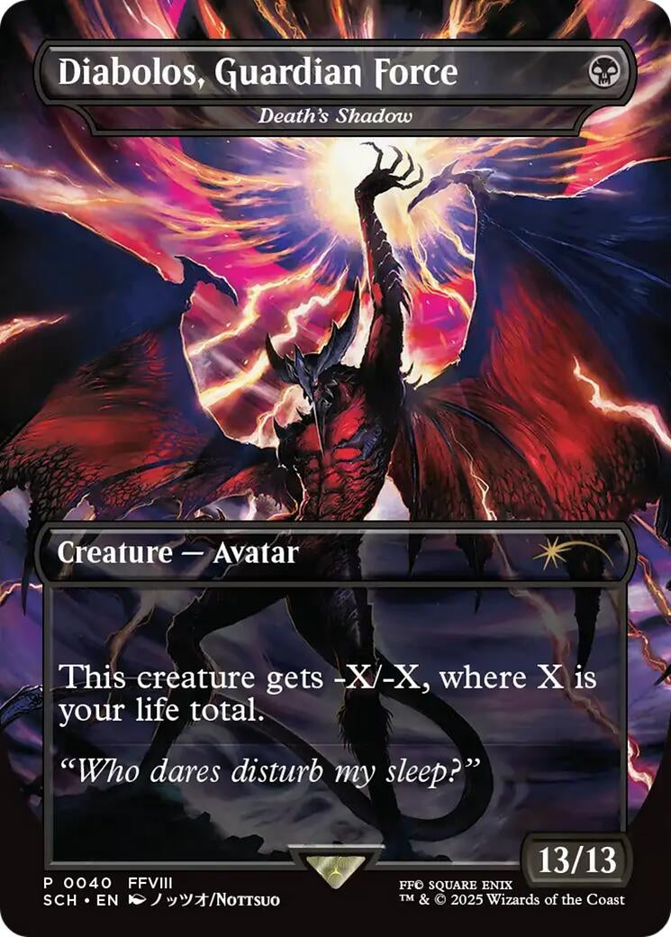 Image for Diabolos, Guardian Force - Death's Shadow (40) - Magic: The Gathering