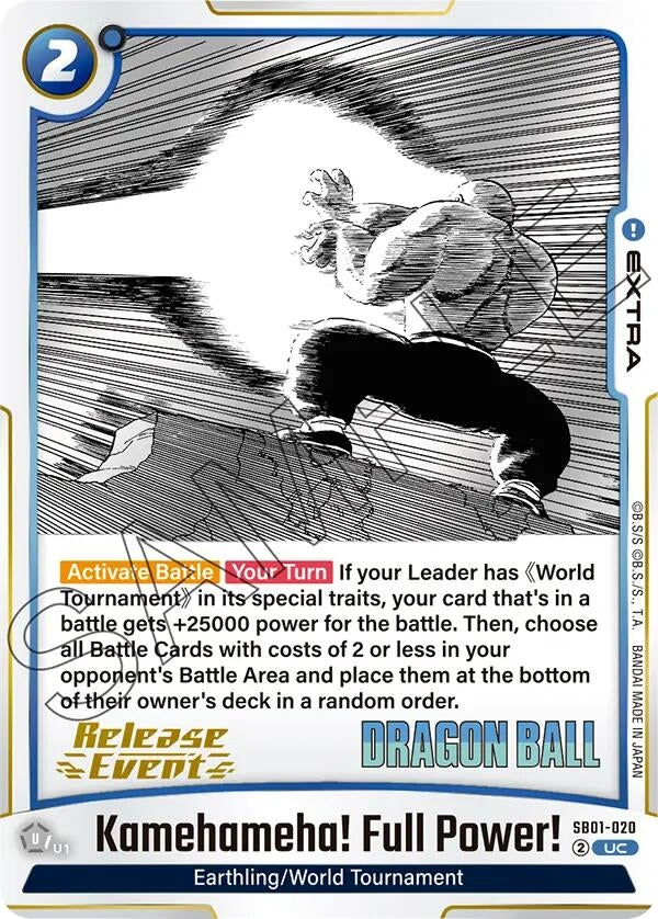 Image for Kamehameha! Full Power! (SB01-020) - Dragon Ball Super: Fusion World
