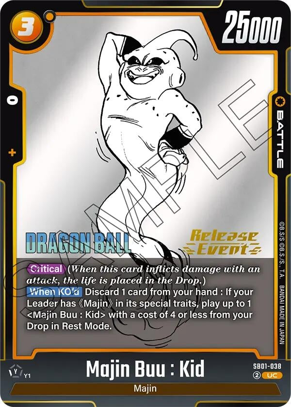 Image for Majin Buu : Kid - SB01-038 (SB01-038) - Dragon Ball Super: Fusion World