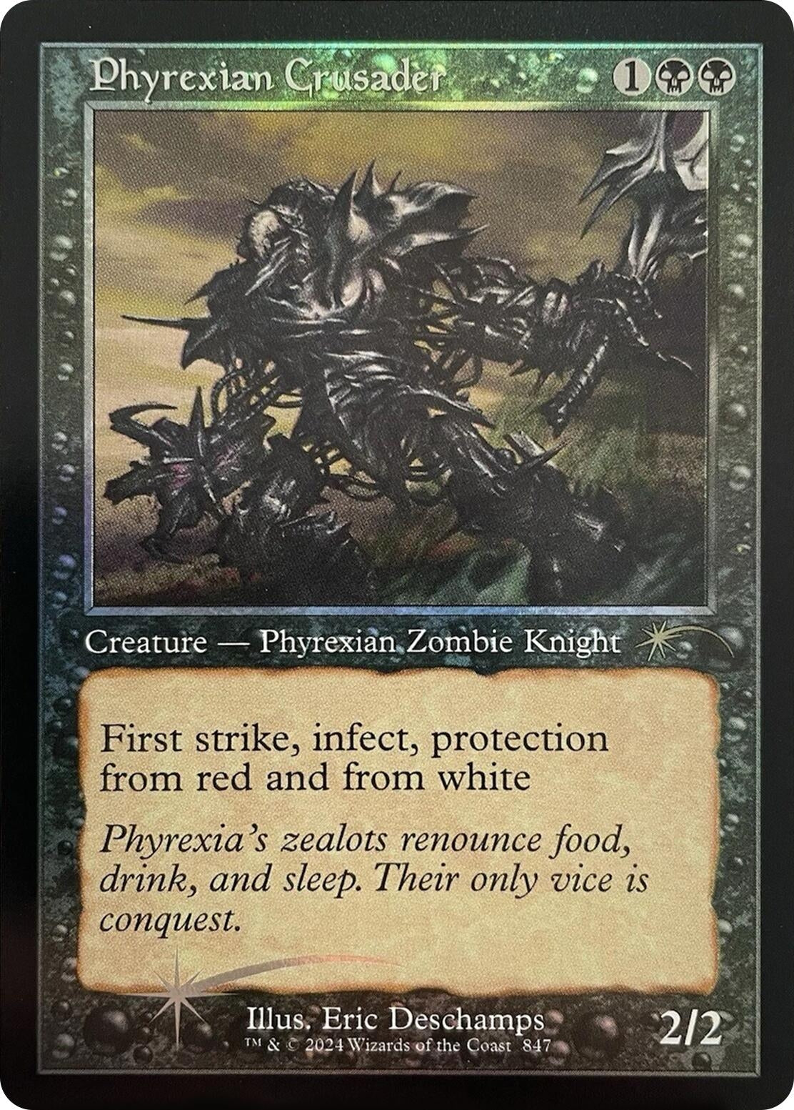 Image for Phyrexian Crusader (Retro Frame) (847) - Magic: The Gathering