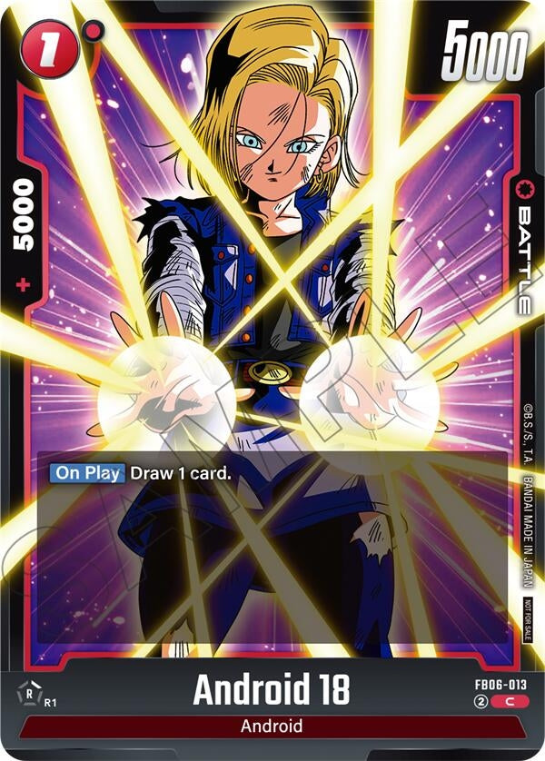 Image for Android 18 (Limited Pack 02) (FB07-013) - Dragon Ball Super: Fusion World