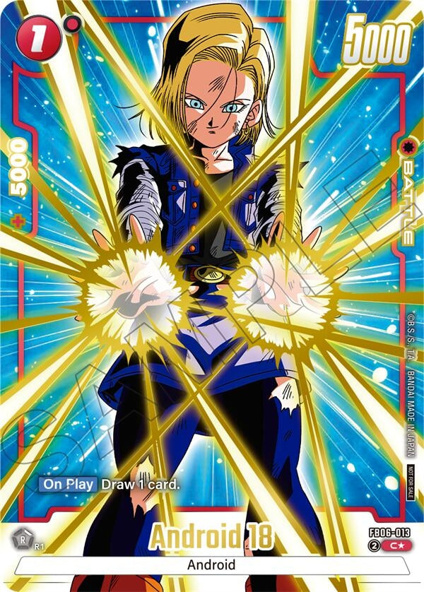 Image for Android 18 (Limited Pack 02) (Alternate Art) (FB07-013) - Dragon Ball Super: Fusion World