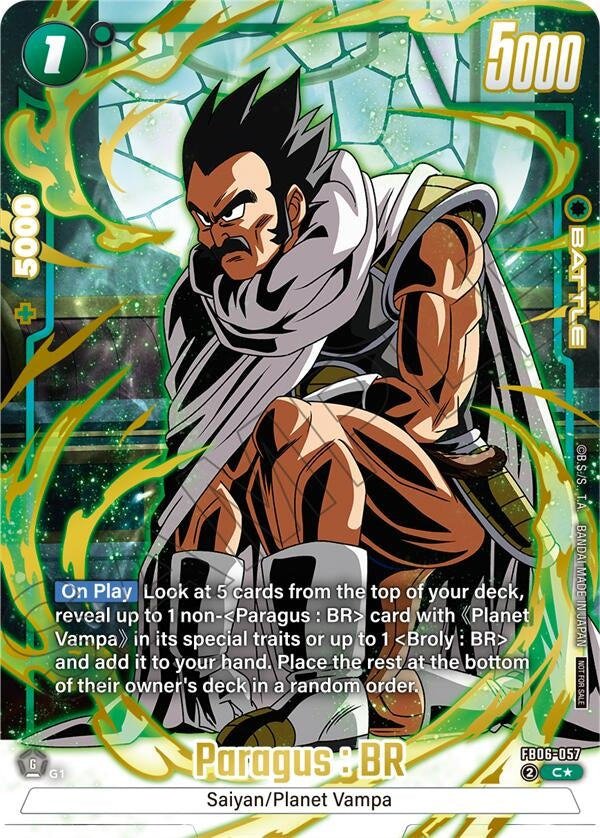 Image for Paragus : BR (Limited Pack 02) (Alternate Art) (FB06-057) - Dragon Ball Super: Fusion World