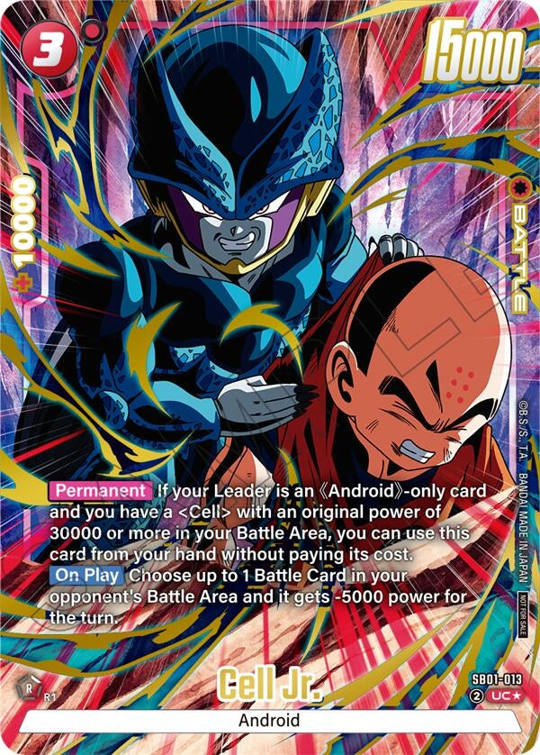 Image for Cell Jr. (Limited Pack 02) (Alternate Art) (SB01-013) - Dragon Ball Super: Fusion World