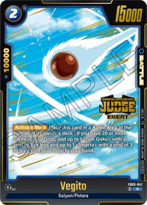 Image for Vegito (Judge Pack (Event Judge) 04) (FB05-041) - Dragon Ball Super: Fusion World