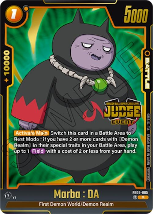 Image for Marba : DA (Judge Pack (Event Judge) 04) (FB06-085) - Dragon Ball Super: Fusion World