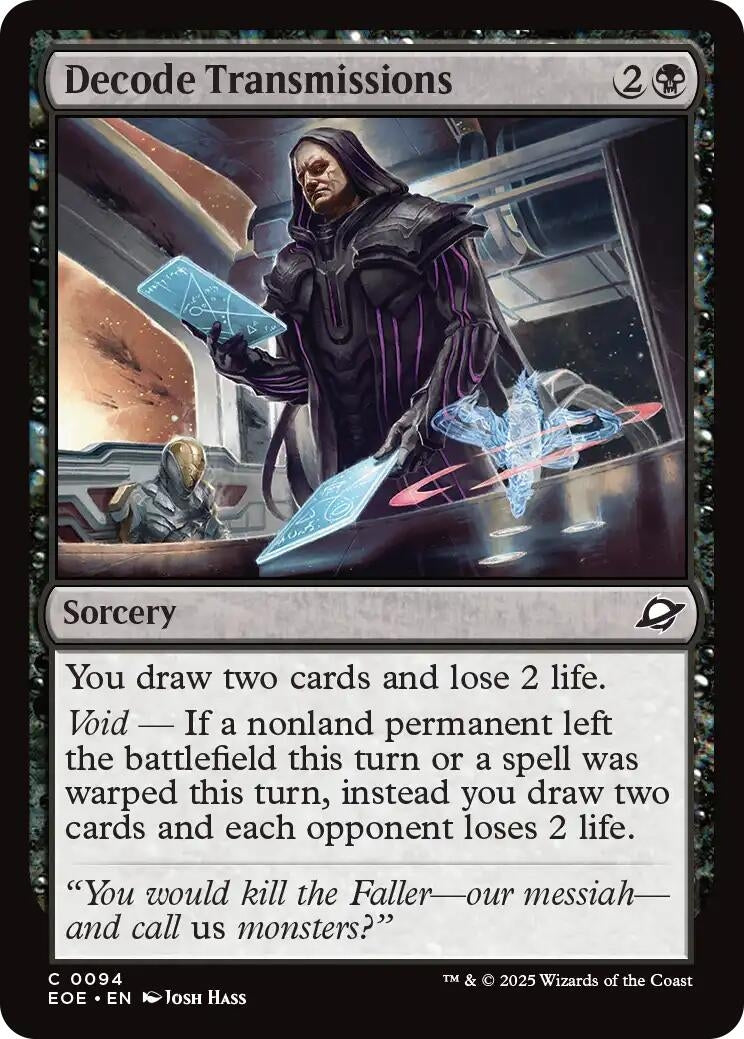 Image for Decode Transmissions (94) (Edge of Eternities) - Magic: The Gathering