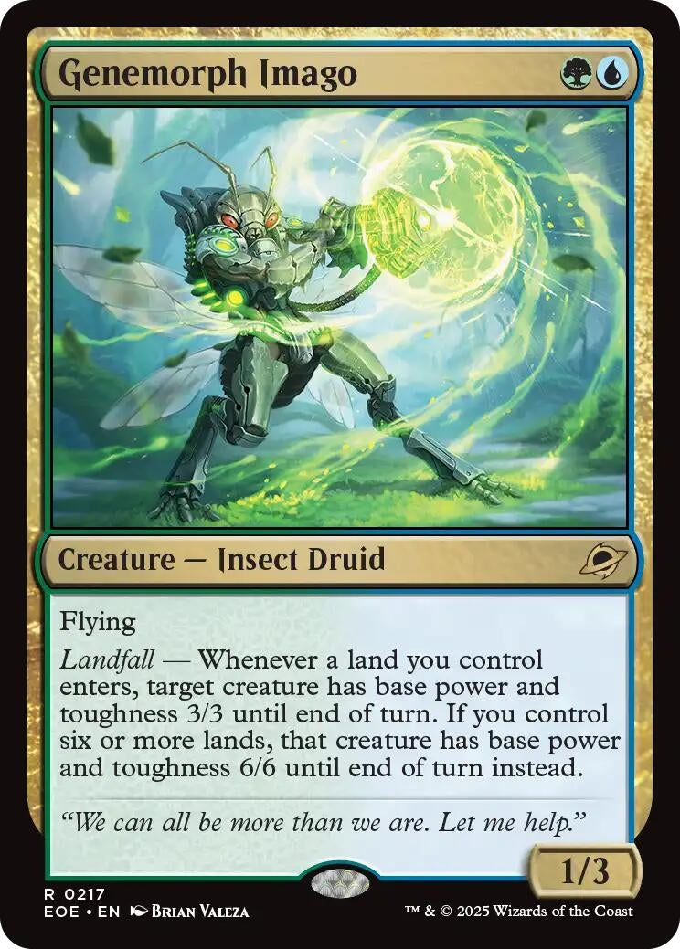 Image for Genemorph Imago (217) (Edge of Eternities) - Magic: The Gathering