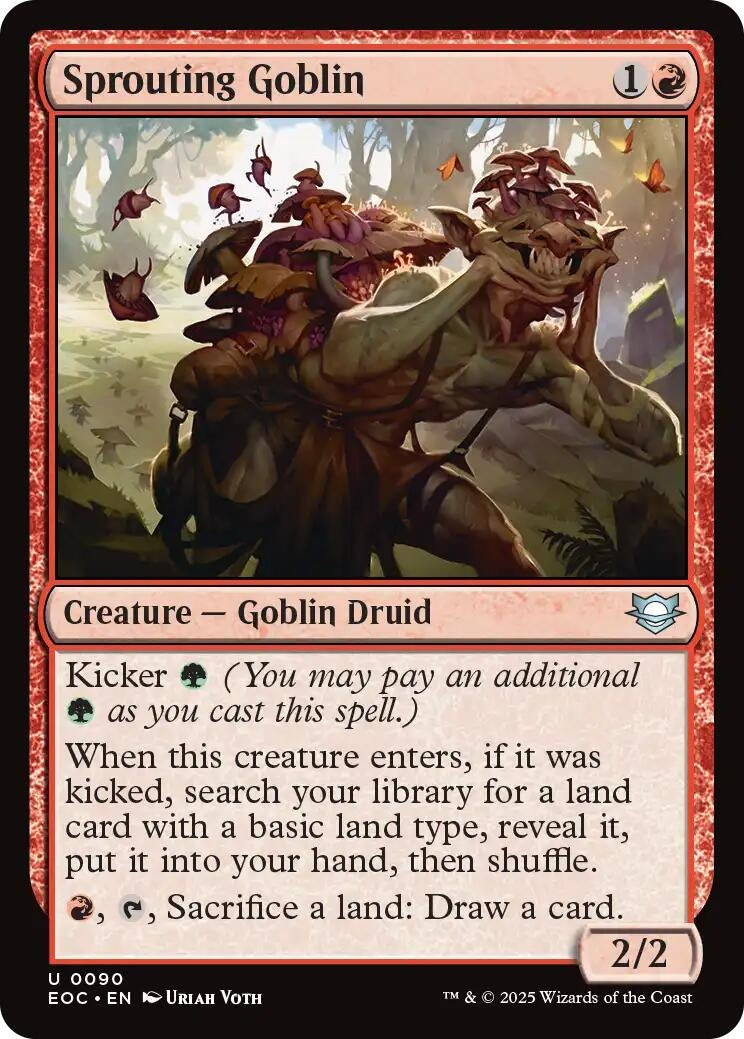 Image for Sprouting Goblin (90) - Magic: The Gathering