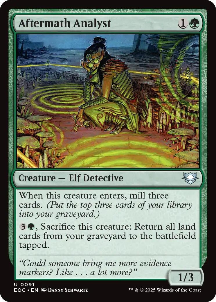 Aftermath Analyst (91) (Commander: Edge of Eternities)