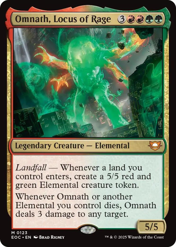 Image for Omnath, Locus of Rage (123) - Magic: The Gathering