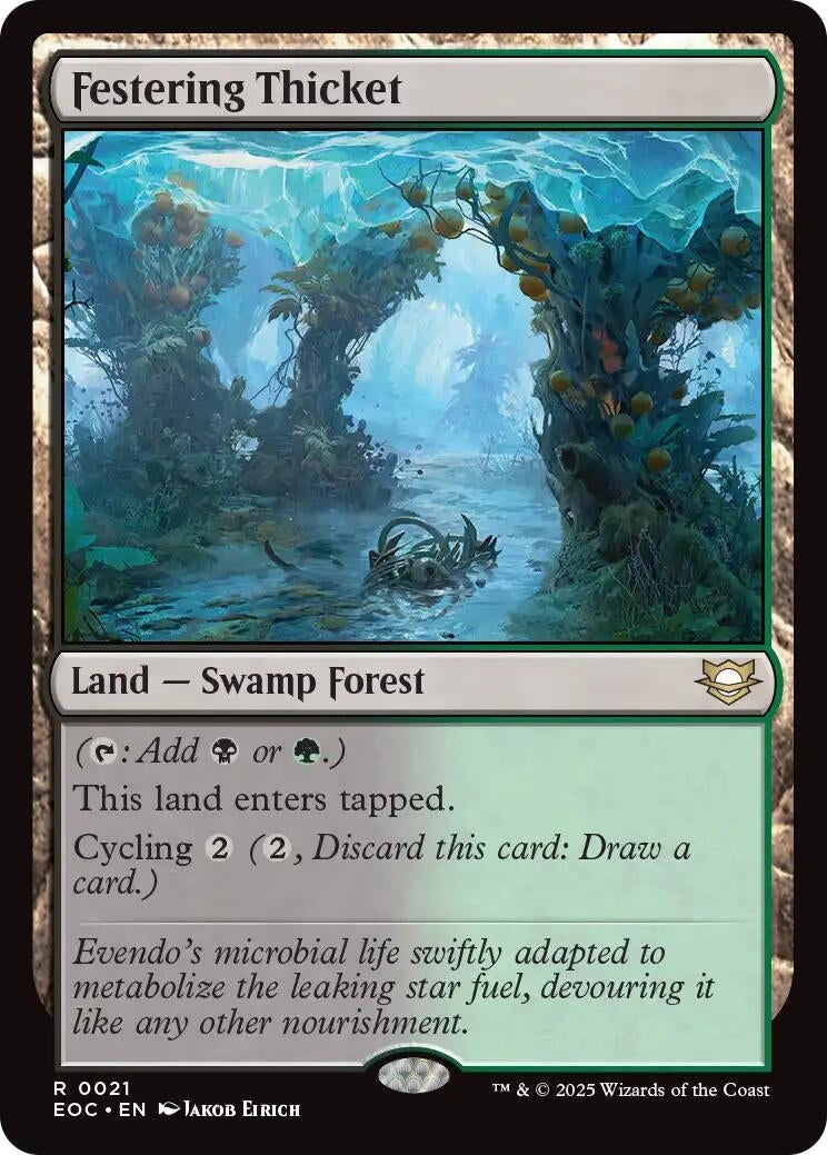Image for Festering Thicket (21) - Magic: The Gathering